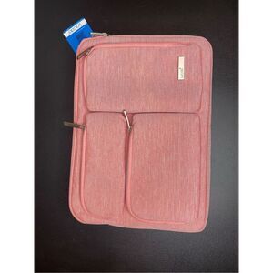 Lacdo Pink Laptop Computer Sleeve Case 9”X13”X2” NWT